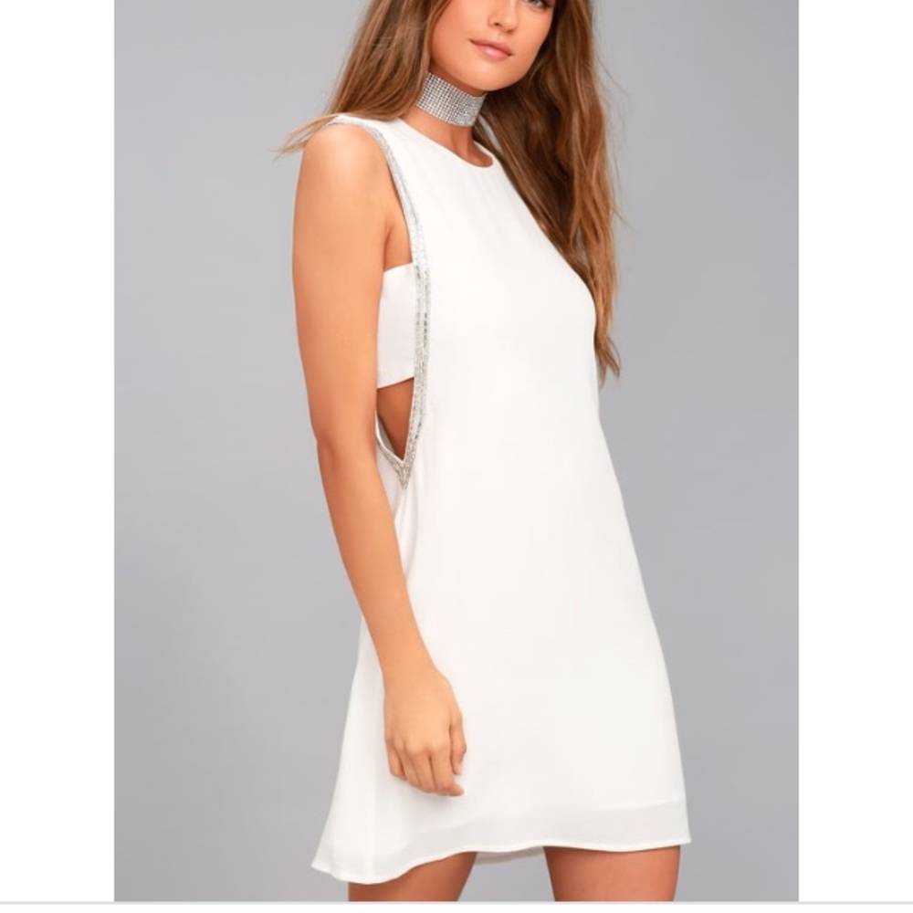 Lulu’s Skylark White Dress